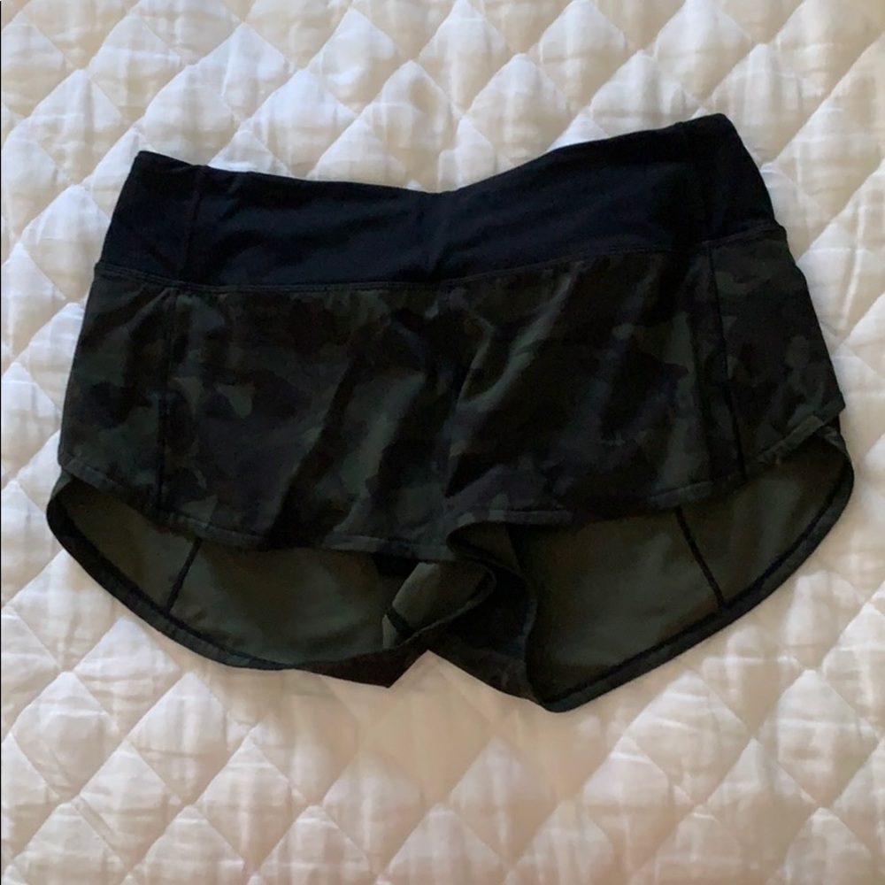 Lululemon speed shorts